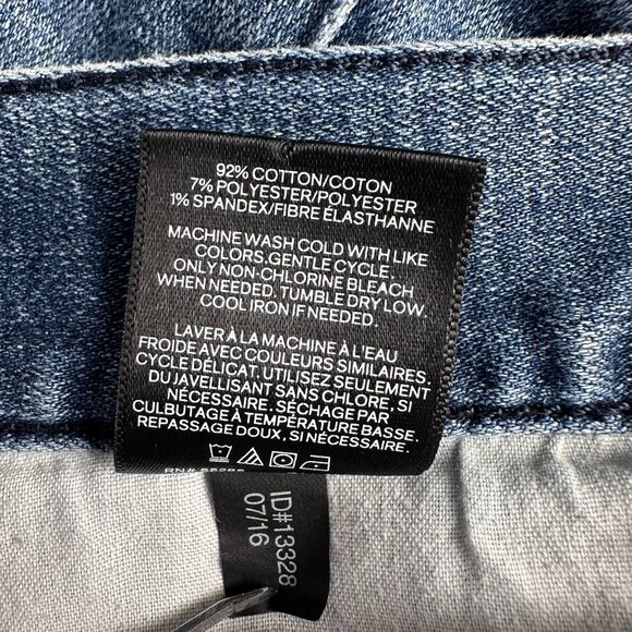 Express Men's Alec Skinny Fit Skinny Leg Jeans, Size W34 x L32, Medium Blue Wash - Picture 10 of 12